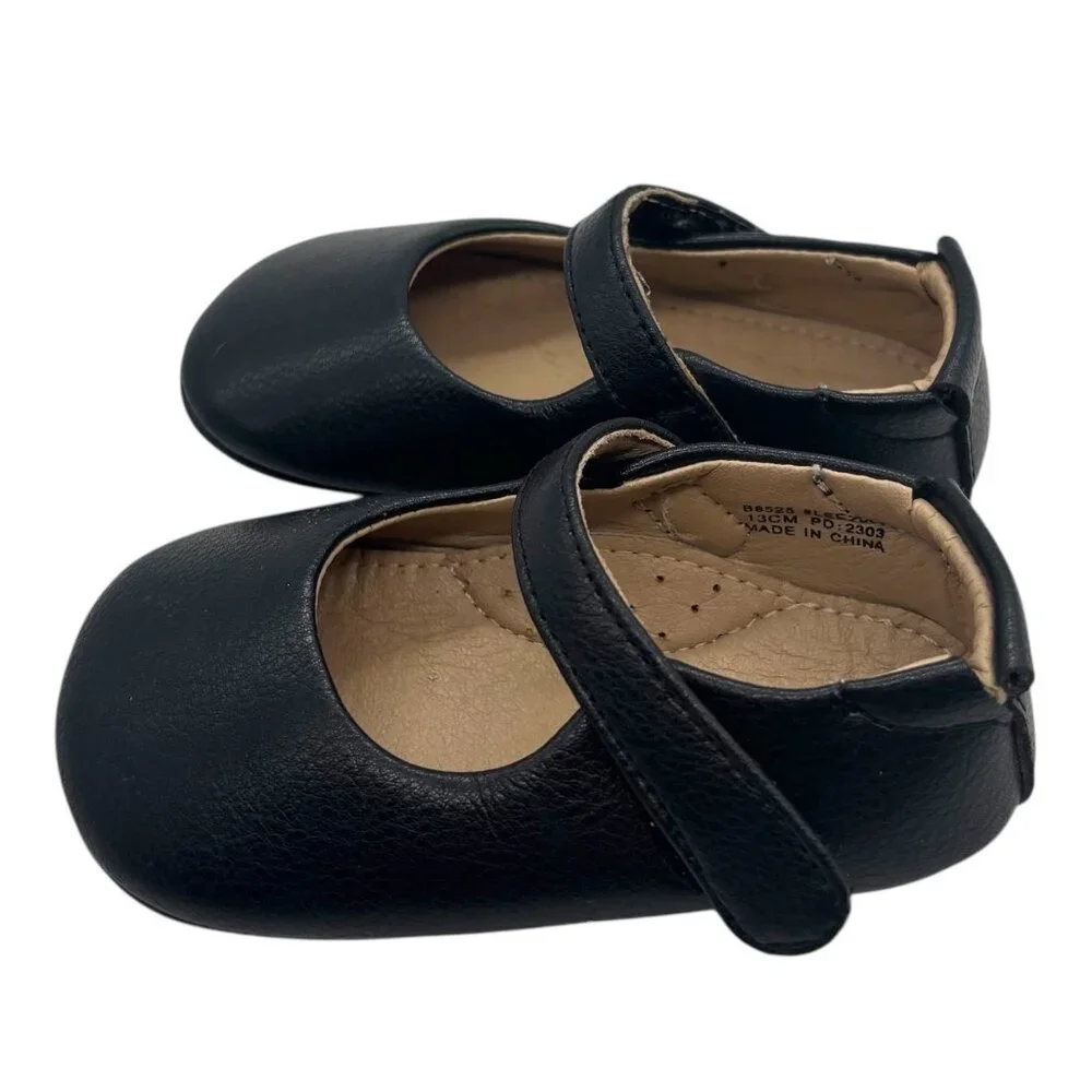 FELIX & FLORA Mary Jane Dress Soft Sole Crib Shoe Baby 13cm 12-18M US 5 Walking